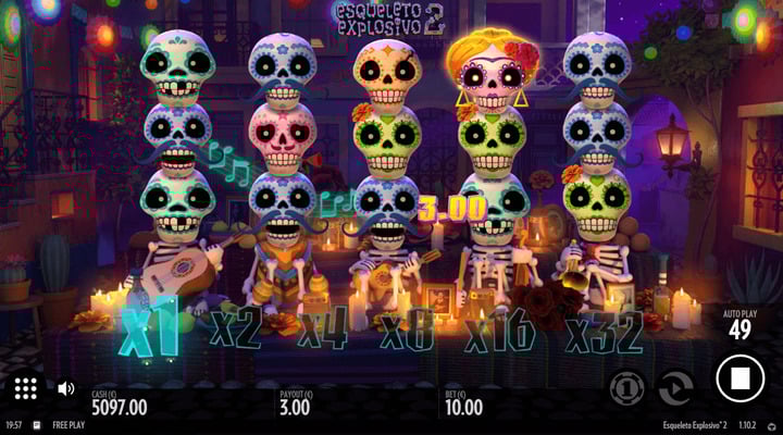 Esqueleto Explosivo 2 Slot Screenshot